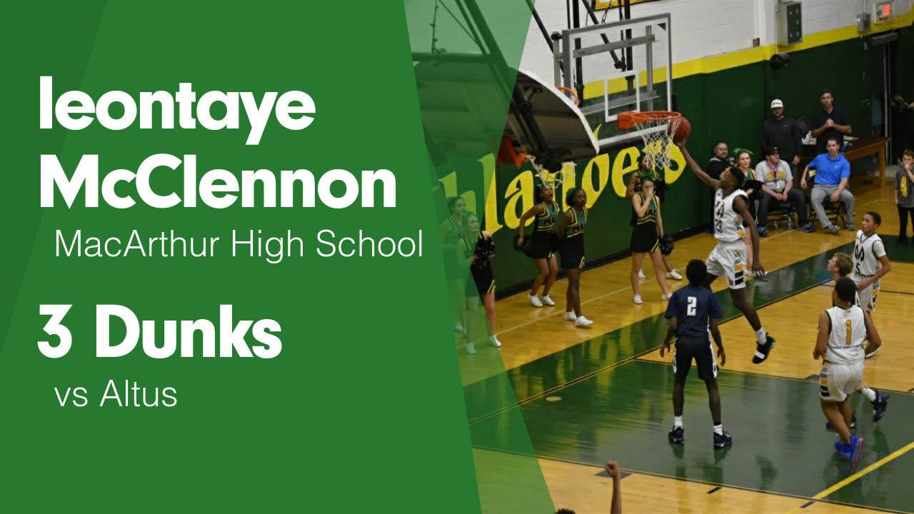 Leontaye Mcclennon S Lawton Ok Video 3 Dunks Vs Altus Maxpreps