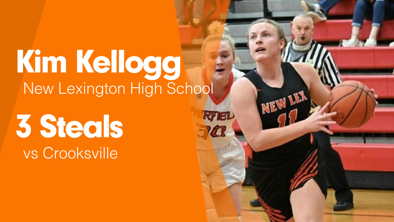 Kim Kellogg's (New Lexington, OH) Video "3 Steals vs Crooksville