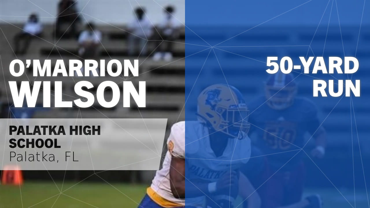 50-yard Run vs Clay - O’marrion Wilson highlights