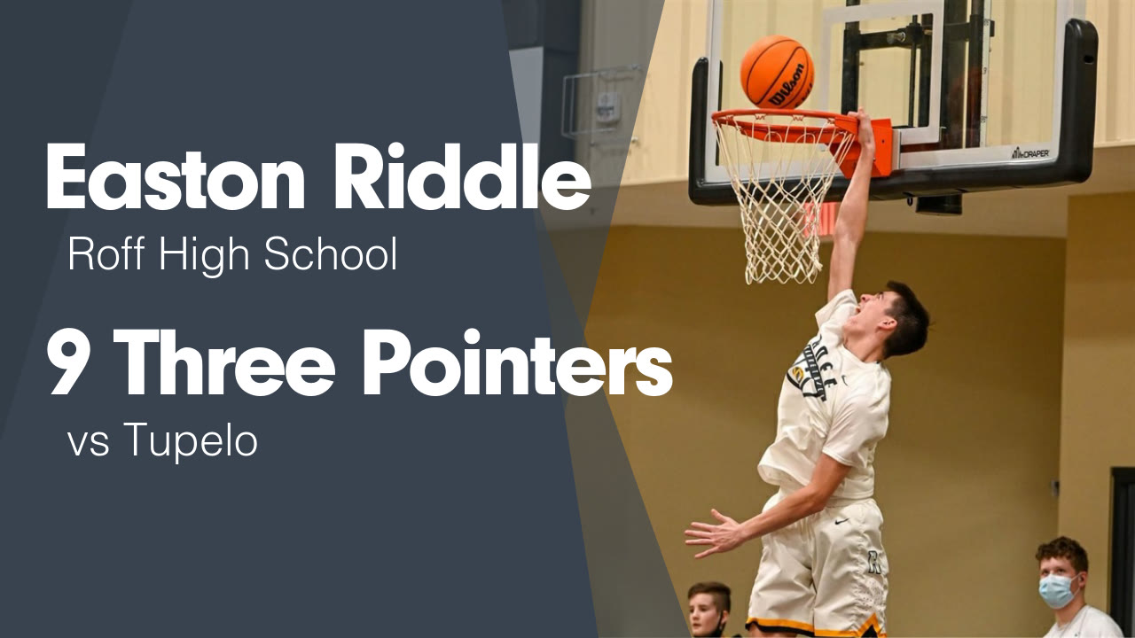 Easton Riddle 9 Three Pointers vs Tupelo - Easton Riddle highlights - Hudl