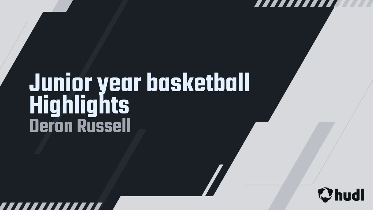 Deron Ruddell Junior year basketball Highlights - Deron Russell highlights - Hudl