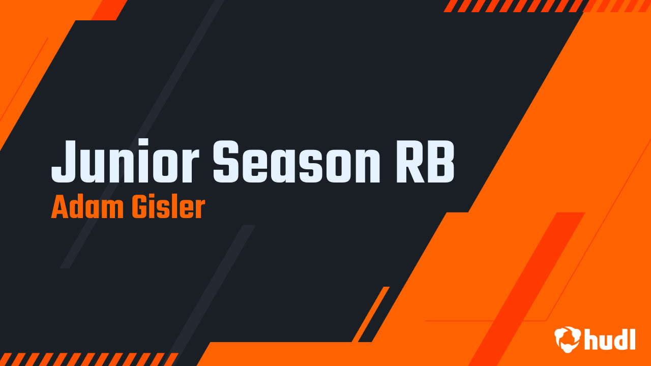 Adam Gisler R&b Junior Season RB - Adam Gisler highlights - Hudl