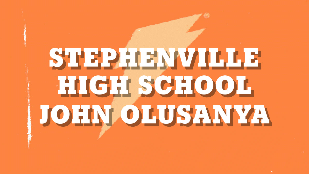 Stephenville High School John Olusanya highlights Hudl