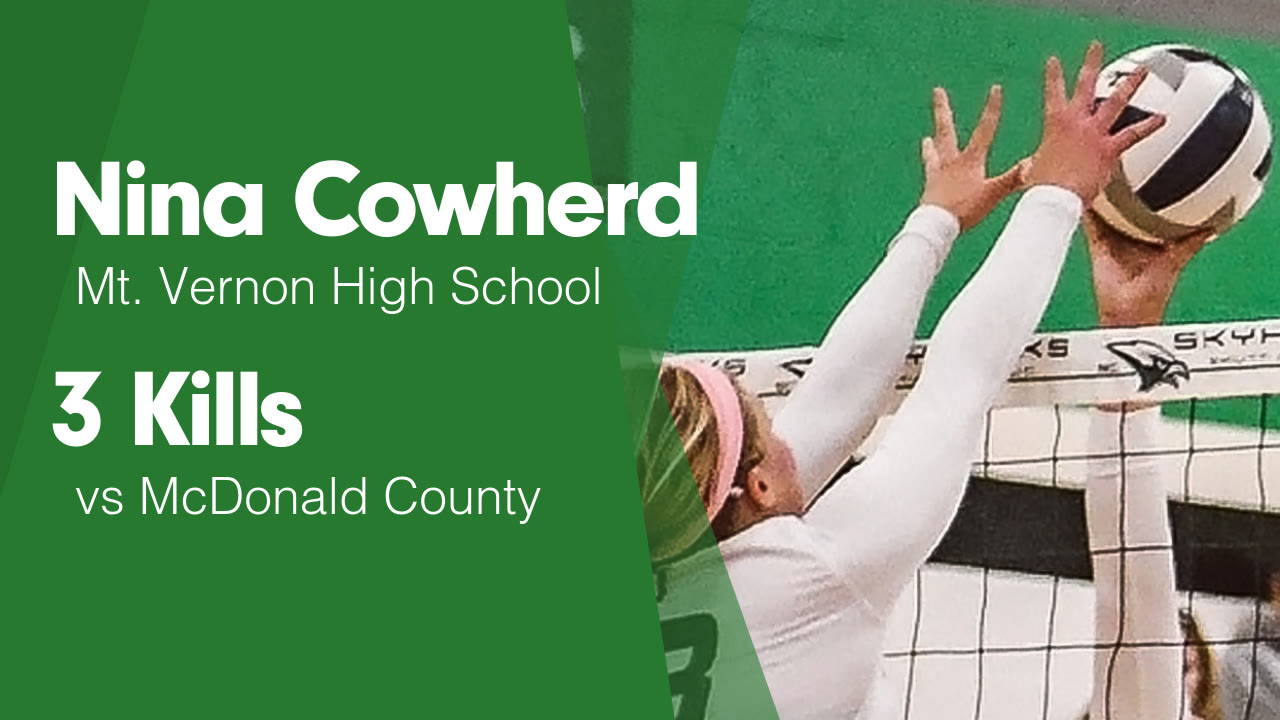 3 Kills vs McDonald County 