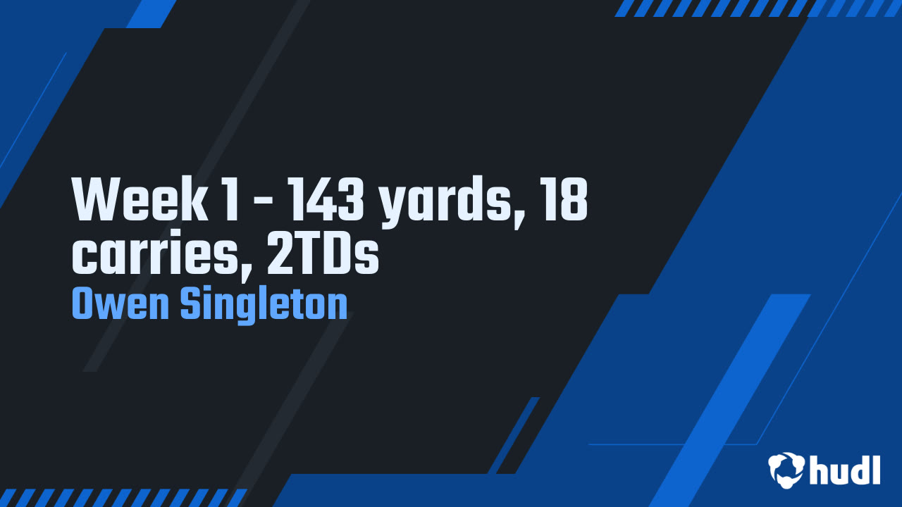 Senior Year - Week 1 vs Mentor