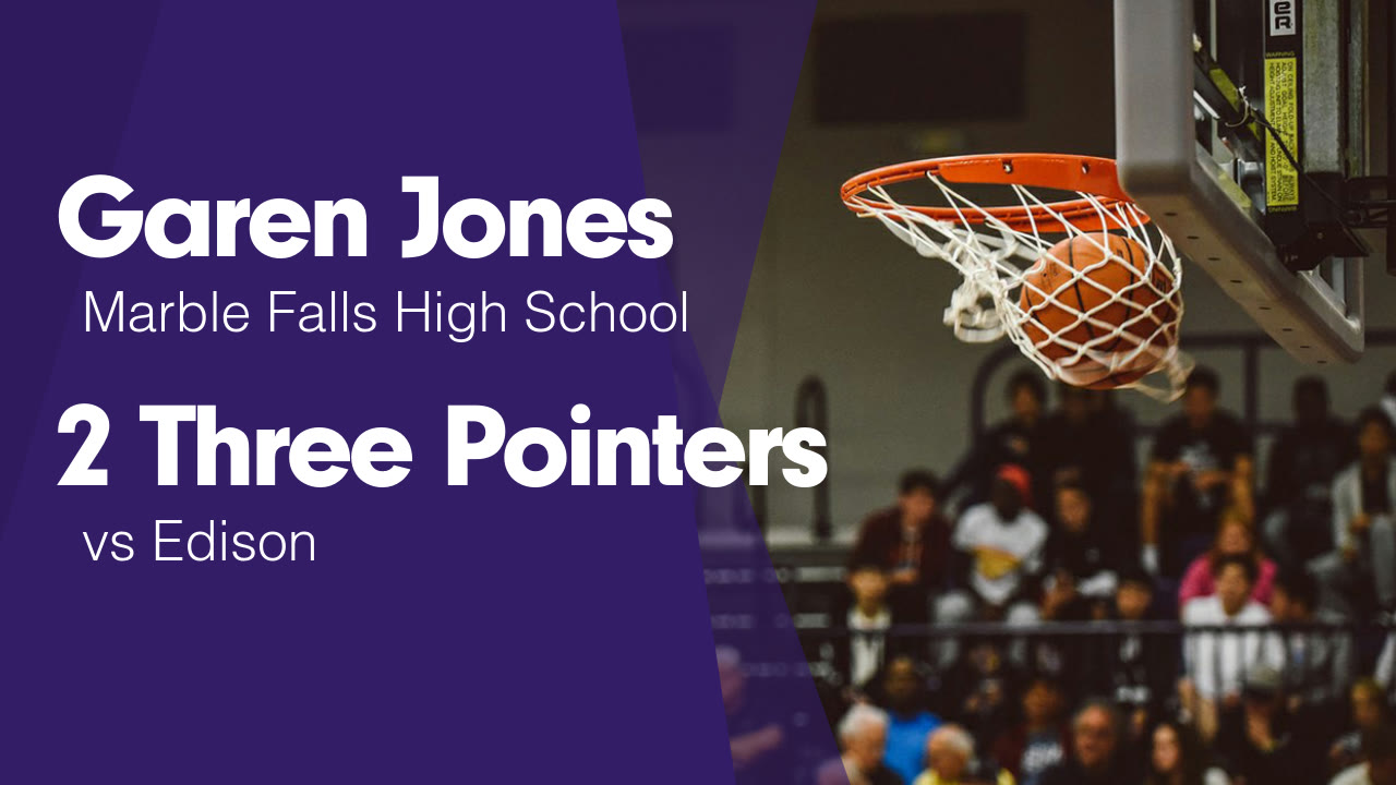 2 Three Pointers vs Edison - Garen Jones highlights - Hudl