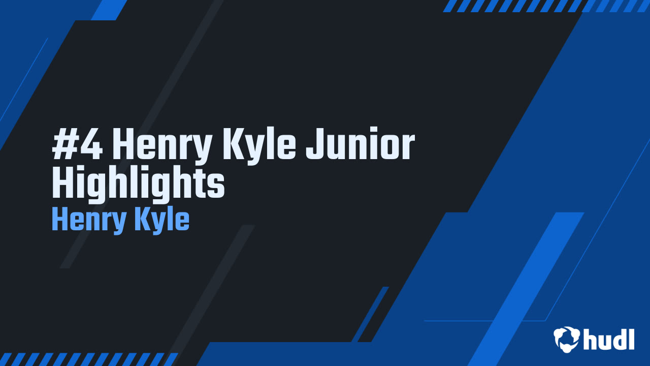 #4 Henry Kyle Junior Highlights - Henry Kyle highlights - Hudl