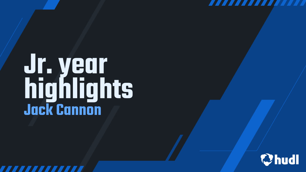 Jack Cannon - Holmdel High School - Junior Year Highlights
