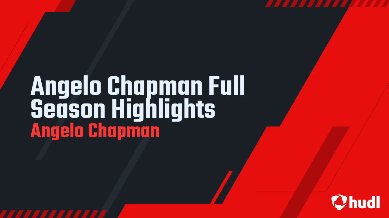 Angelo Chapman - 2024 Junior Season Highlights
