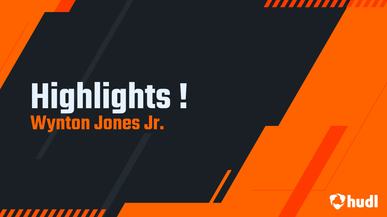 Wynton Jones Jr. - Junior Season