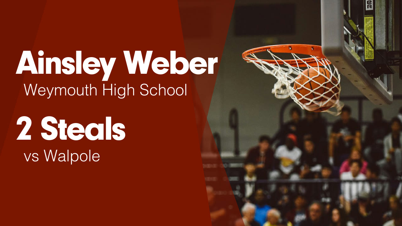 2 Steals vs Walpole - Ainsley Weber highlights - Hudl
