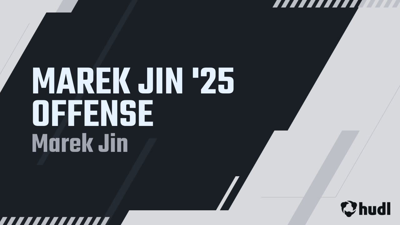 Marek Jin - Philip Exeter Academy - 2025 Senior Season Highlights 