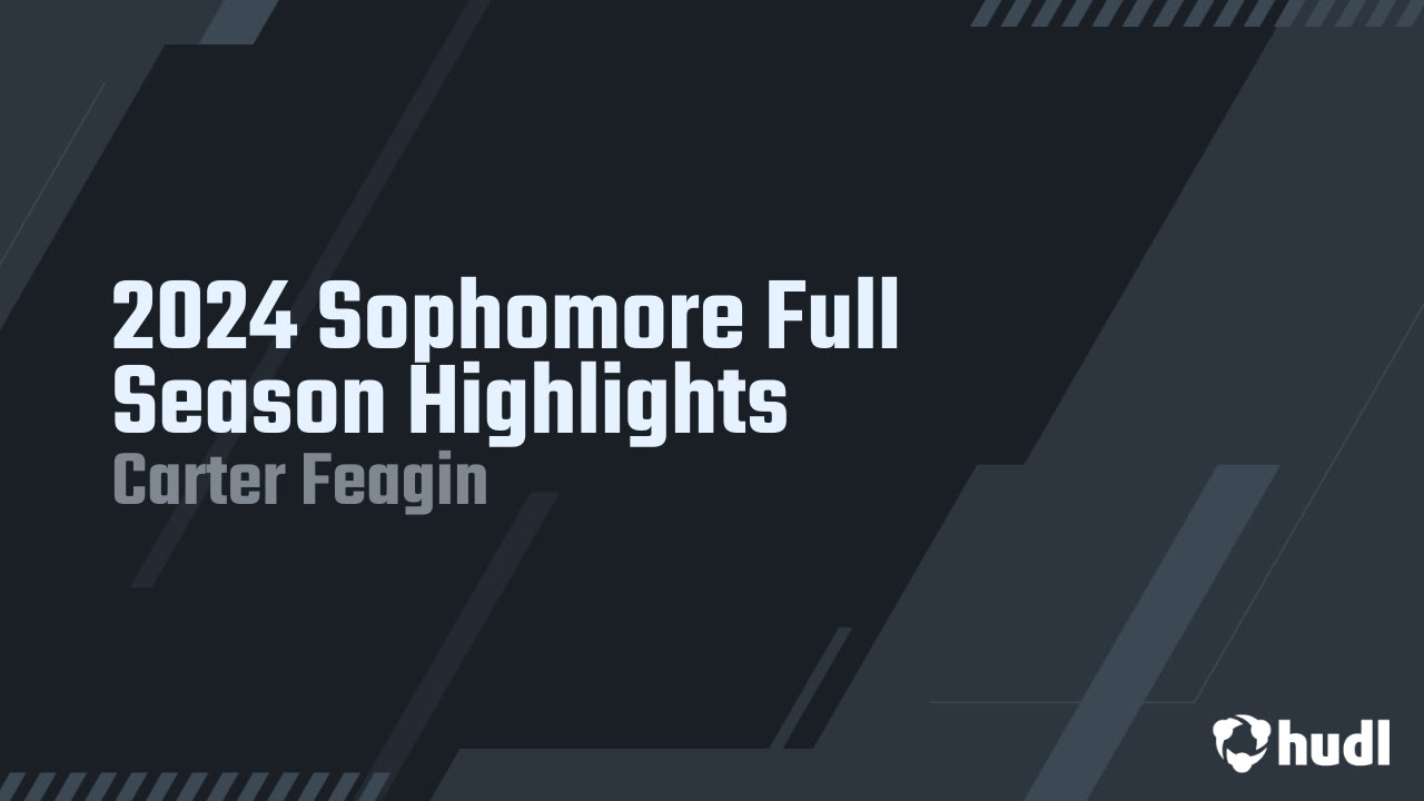 Carter Feagin - McAdory - 2024 Sophomore Season Highlights