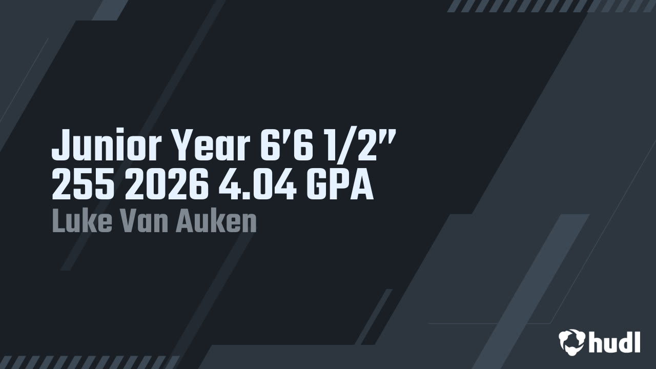 Luke Van Auken - Delsea Regional - Junior Highlights