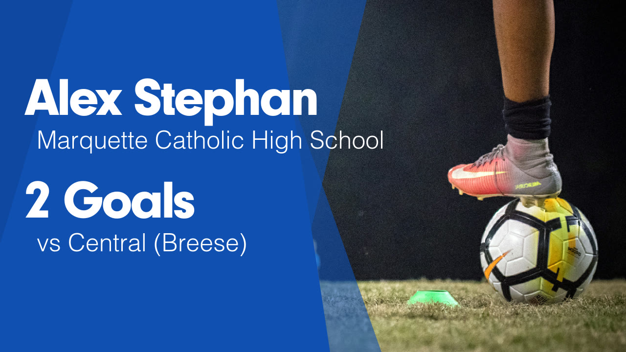 2 Goals vs Central (Breese) - Alex Stephan 2027 highlights - Hudl