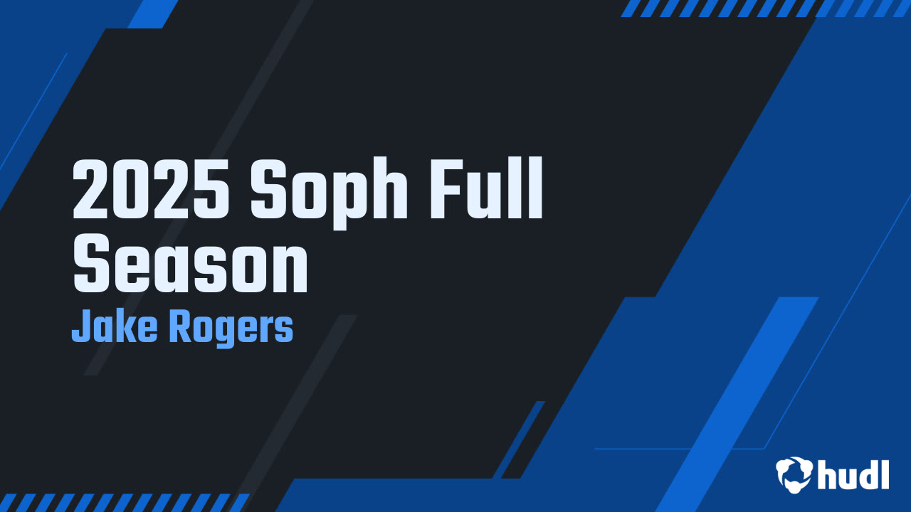 Jake Rogers 2025 Sophomore Season Highlights