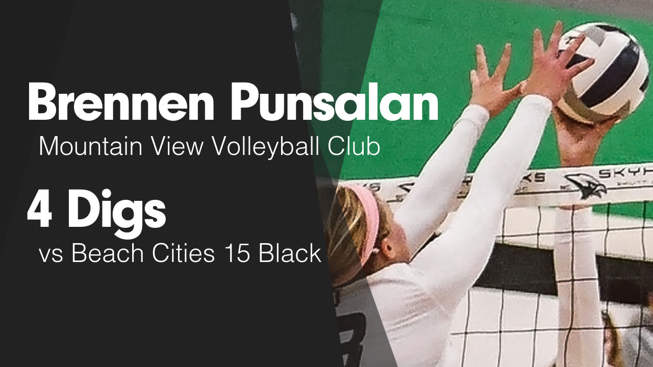 4 Digs vs Beach Cities 15 Black - Brennen Punsalan highlights - Hudl