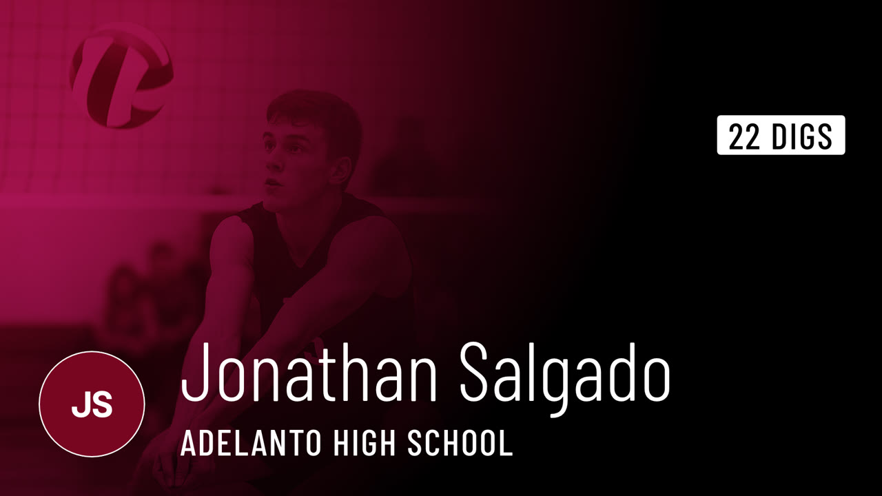 22 Digs vs rim of the workd - Jonathan Salgado highlights - Hudl