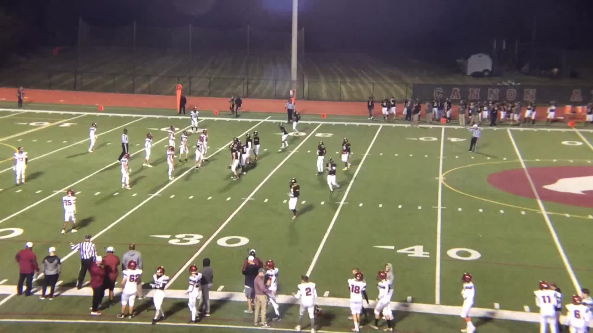 Cannon HS Football Video "Cannon football highlights Forest Hills